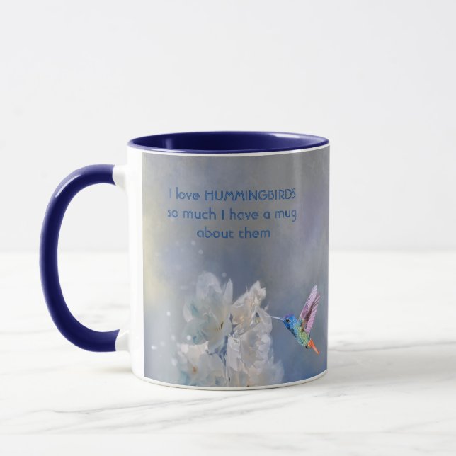 Taza Amo tanto a HUMMINGBIRS que me siento muy divertid (Izquierda)