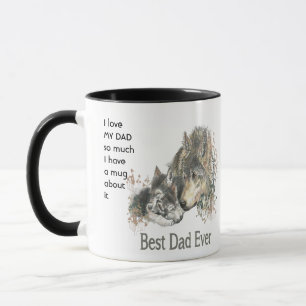 Taza Amo tanto a MI PADRE que me divierto