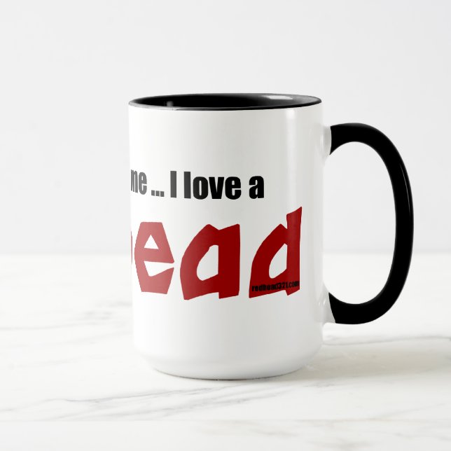 Taza Amo un Redhead (Derecha)
