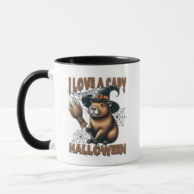 Taza Amo Una Halloween Capy (Izquierda)