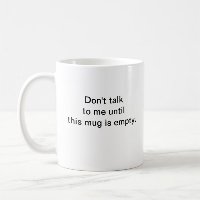 Taza amonestadora del Grouch de la mañana (Izquierda)