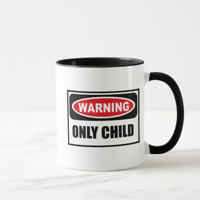 Taza amonestadora del HIJO ÚNICO (Derecha)