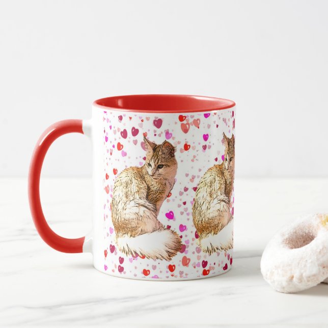 Taza Amor angora turca (Con donut)