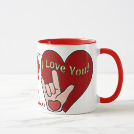 Taza Amor ASL (personalizado)