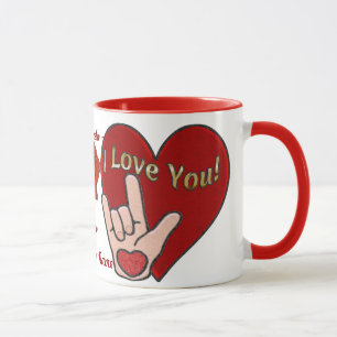 Taza Amor ASL (personalizado)
