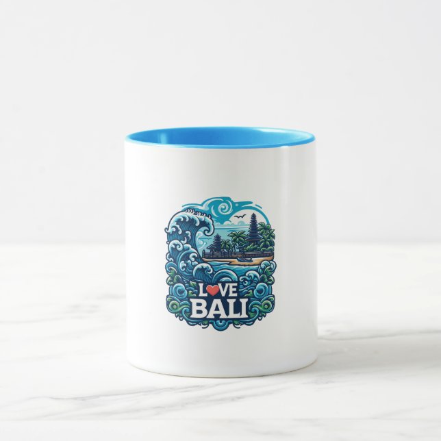 Taza Amor azul y verde Bali Mug (Centro)