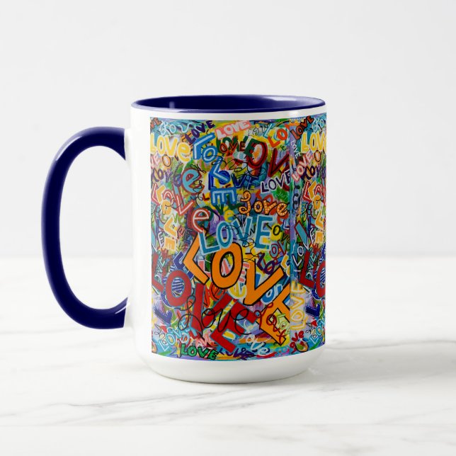 Taza "Amor" Bebida Mug (Izquierda)
