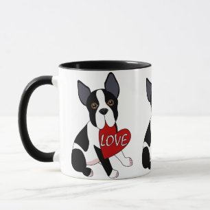 Taza Amor de Boston Terrier