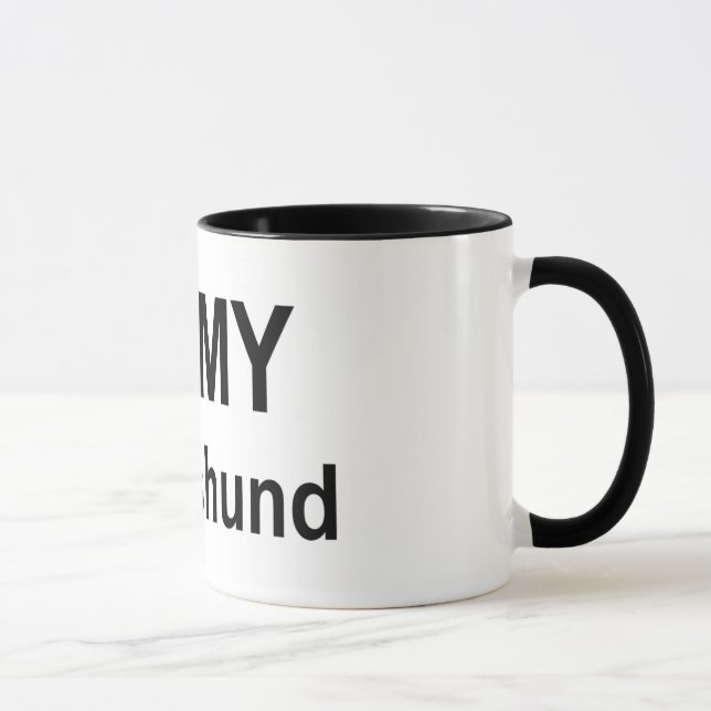 Taza - amor de I mi dachshund (Derecha)