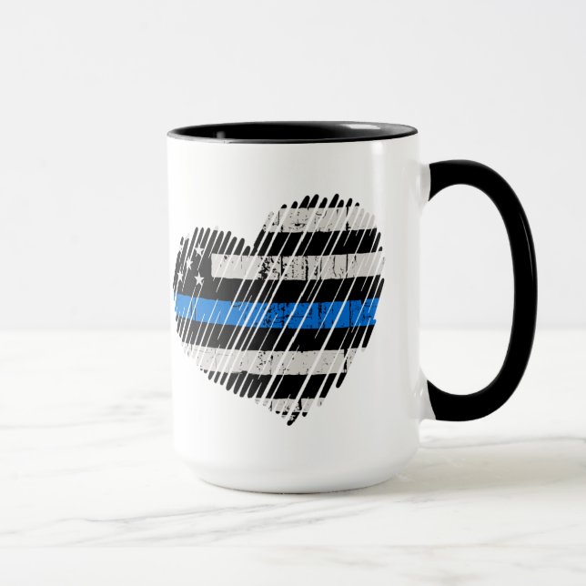 Taza Amor de la línea azul (Derecha)
