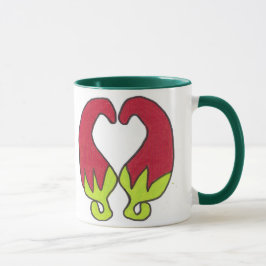 Taza Amor de la pimienta de chile