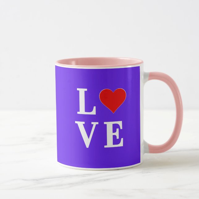 Taza AMOR DE Lavanda Elegante (Derecha)