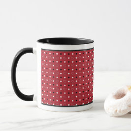 Taza Amor de Mariposa | Borde de Amor de Mariposa Roja