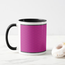 Taza Amor de Mariposa | Borde de Encaje Magenta