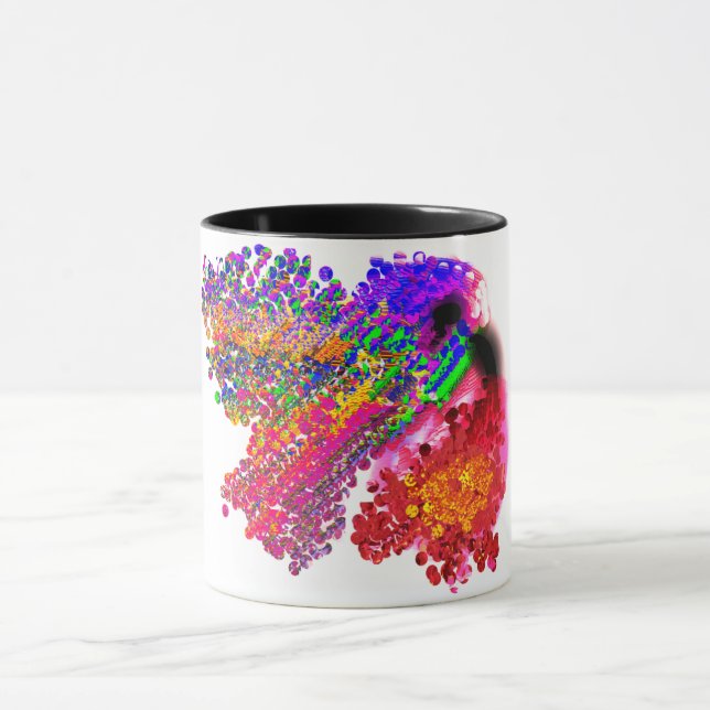 Taza amor de pájaro colibrí (Centro)