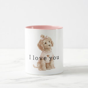 Taza Amor de Perro de Crema Dulce