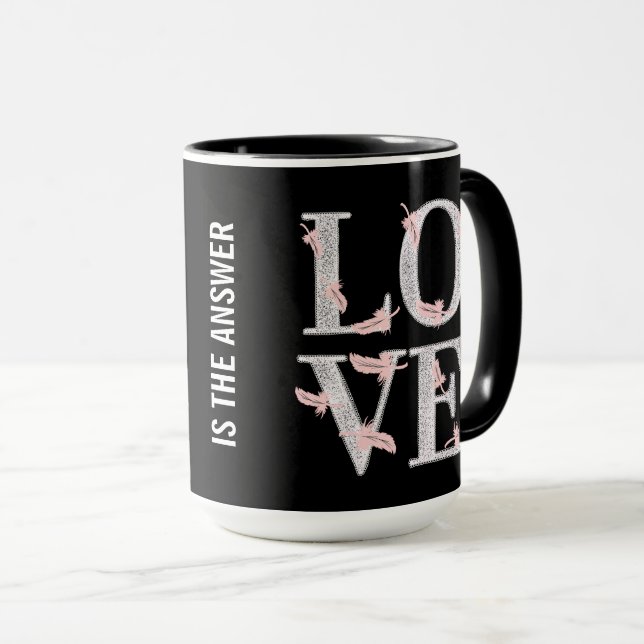 Taza AMOR DE texto (Anverso derecho)