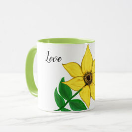 Taza Amor del girasol