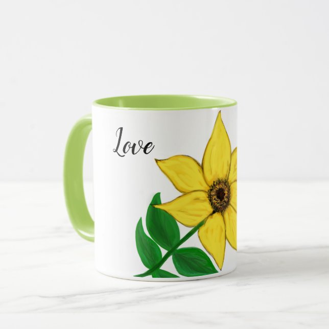 Taza Amor del girasol (Anverso izquierdo)