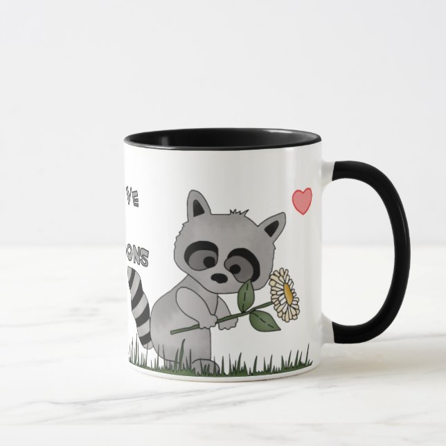 Taza Amor del mapache (Derecha)