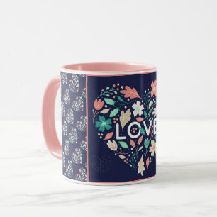 Taza Amor Elegante Moderno Popular Mejor Corazón