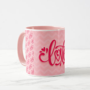 Taza Amor Elegante Moderno Popular Mejor Corazón