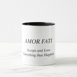 Taza AMOR FATI. Aceptar y amar todo lo que sucede
