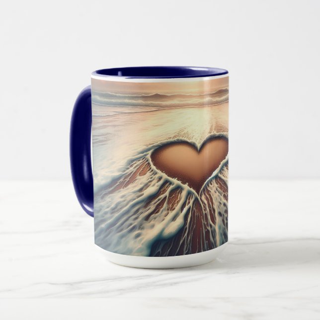 Taza "Amor Graceful" Café Mug (paisaje panorámico) (Anverso izquierdo)