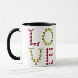 Taza Amor hecho con piedras angulares