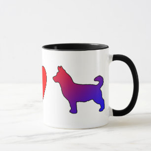 Taza Amor Lancashire Heelers de la paz