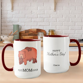 Taza Amor Mamá Oso Con Cubos De Oso Para Bebés Personal