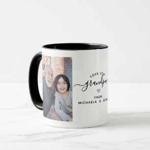 Taza Amor Moderno Te Amo Abuelo/Abuelito/Otro 2-Fotos