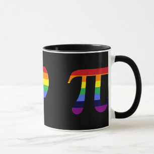 Taza amor pi de la paz del arco iris