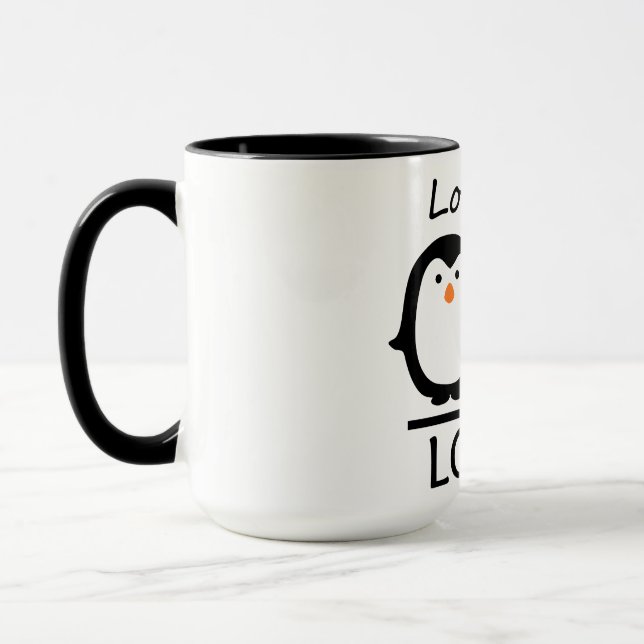 Taza Amor pingüino (Izquierda)