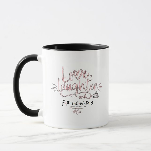 Taza Amor, risa y AMIGOS™ (Izquierda)