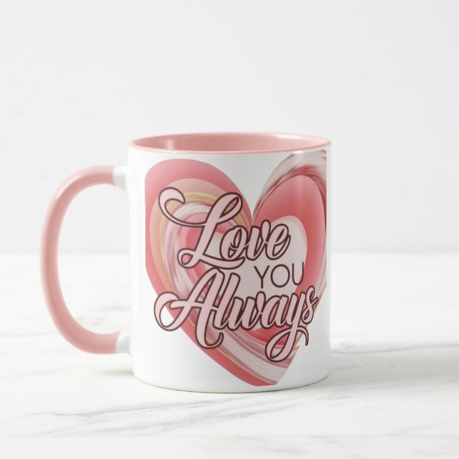 Taza Amor romántico siempre cantas San Valentín perfect (Izquierda)