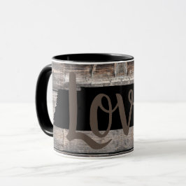 Taza AMOR TENNESSEE rústico en guión