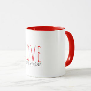 Taza Amor - Un Corazón. Siete Formas