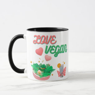 Taza amor vegano