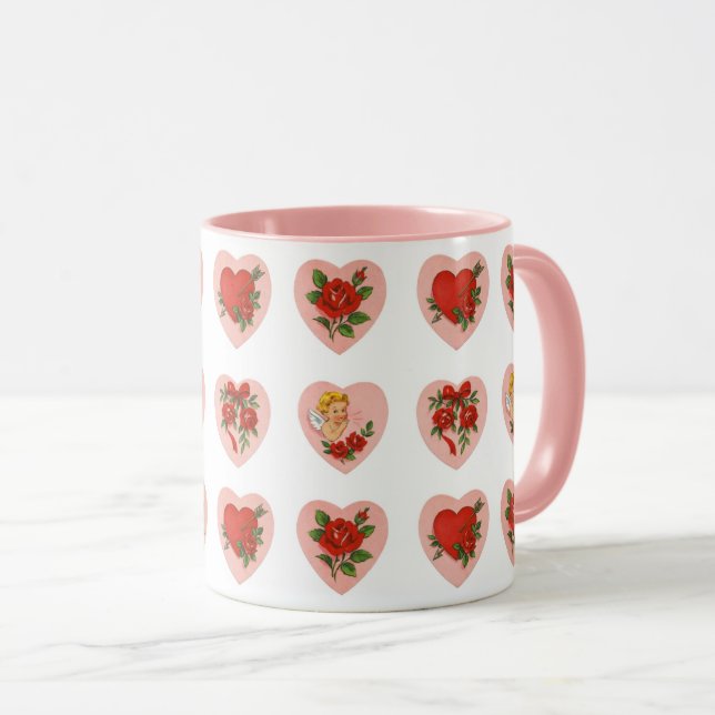 Taza Amor vintage (Anverso derecho)