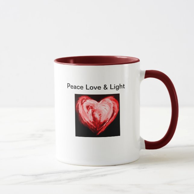 Taza Amor y luz de la paz (Derecha)