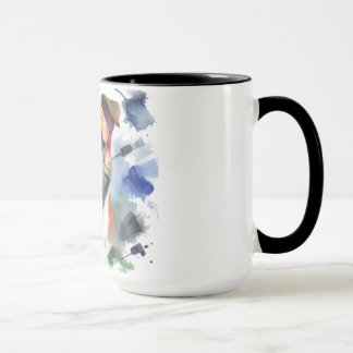 Taza Amstaff färgrik. 