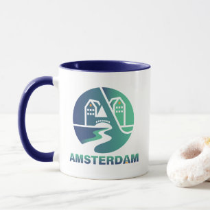 Taza Ámsterdam Países Bajos Europa