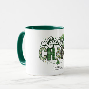 Taza Amuleto de la Suerte Tela-Adorable Lindo St Patric