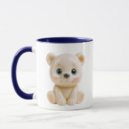 Taza Amuleto de oso de porcelana