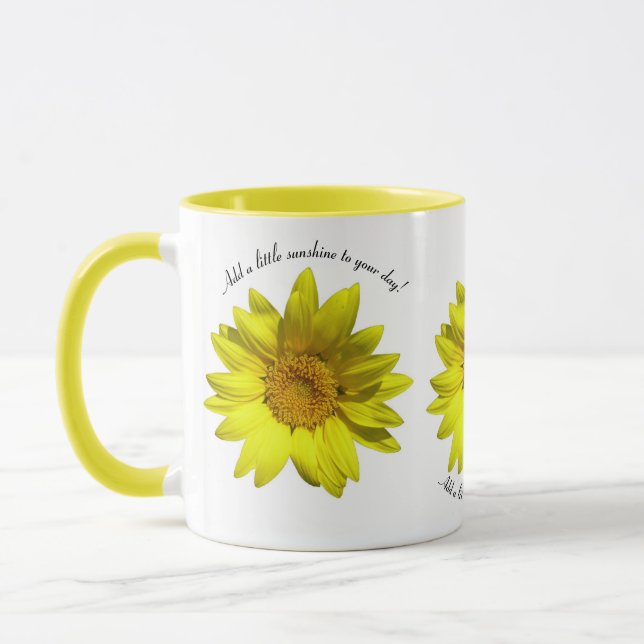 Taza "¡Añade un poco de sol a tu día!" (Izquierda)