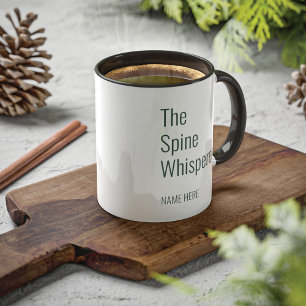 Taza Añadir su nombre Spine Whisperer Chiropractor Pers