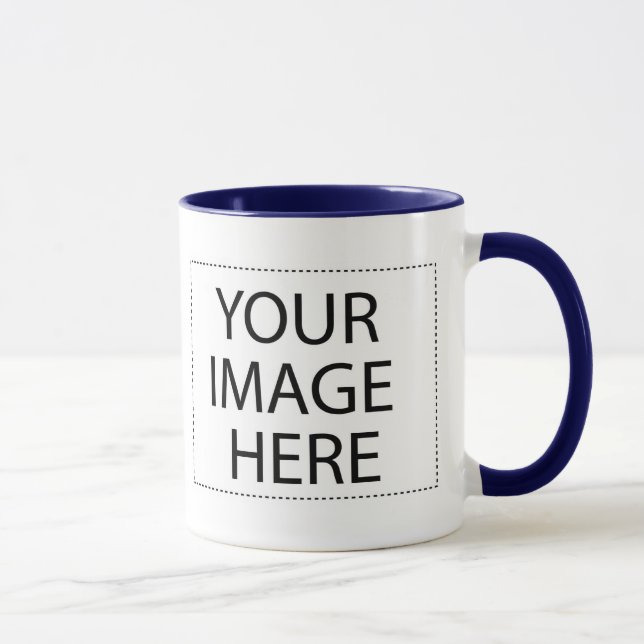 Taza Añadir su propia imagen o texto aquí (Derecha)