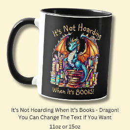 Taza Añadir texto de nombre, Dragon no Hoarding cuando 
