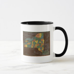 Taza Análisis geográfico del estado de Nueva York